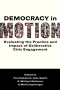 Cover: Democracy in Motion - Oxford University Press Inc