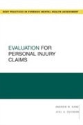 Cover: Evaluation for Personal Injury Claims - OUP eBook