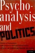 Cover: Psychoanalysis and Politics - OUP eBook