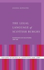 Bild: The Legal Language of Scottish Burghs - Oxford University Press Inc