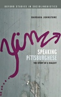 Cover: Speaking Pittsburghese - Oxford University Press Inc