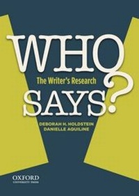 Enlarge image Cover: Who Says? - Oxford University Press