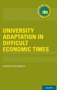 Enlarge image Cover: University Adaptation in Difficult Economic Times - Oxford University Press Inc