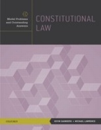 Enlarge image Cover: Constitutional Law: Model Problems and Outstanding Answers - Oxford University Press, USA