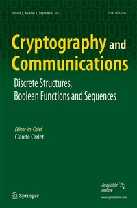 Abbildung von: Cryptography and Communications - Springer
