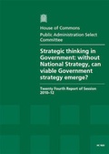 Cover: Strategic thinking in Government - TSO