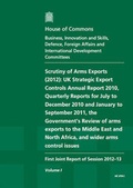 Cover: Scrutiny of arms export controls (2012) - TSO