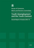 Cover: Youth unemployment and the youth contract - TSO