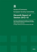Cover: Eleventh report of session 2012-13 - TSO