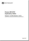 Cover: Finance Bill 2013 - TSO