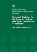 Cover: Proposed revisions to the Guide to the rules relating to the conduct of Members - TSO
