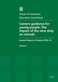 Cover: Careers guidance for young people - TSO