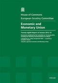 Cover: Economic and monetary union - TSO