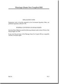 Cover: Marriage (Same Sex Couples) Bill - TSO