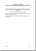 Cover: Finance (No. 2) Bill - TSO