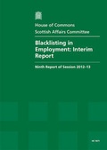 Cover: Blacklisting in employment - TSO