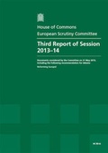 Cover: Third report of session 2013-14 - TSO