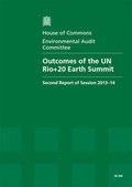 Cover: Outcomes of the UN Rio+20 Earth Summit - TSO