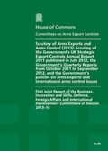 Cover: Scrutiny of arms export controls (2013) - TSO
