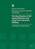 Cover: The Kay Review of UK equity markets and long-term decision making - TSO