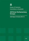 Cover: All-Party Parliamentary Groups - TSO