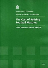 Abbildung von: The cost of policing football matches - Stationery Office Books