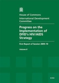 Cover: Progress on the implementation of DFID's HIV/AIDS strategy - Stationery Office Books