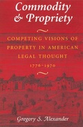 Cover: Commodity & Propriety - University of Chicago Press