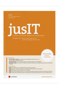 Bild: jusIT - Zeitschrift für IT-Recht und Datenschutz - LexisNexis Österreich