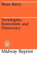 Cover: Sociologists, Economists, and Democracy - University of Chicago Press