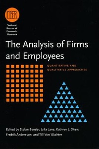 Enlarge image Cover: The Analysis of Firms and Employees - University of Chicago Press