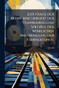 Cover: Zur Frage Der Betriebssicherheit Der Eisenbahngleise - Nabu Press