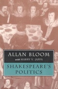 Cover: Shakespeare's Politics - University of Chicago Press