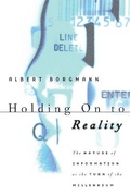 Cover: Holding On to Reality - University of Chicago Press