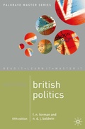 Cover: Mastering British Politics - Red Globe Press