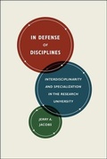 Cover: In Defense of Disciplines - University of Chicago Press