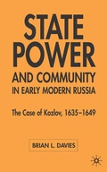 Cover: State, Power and Community in Early Modern Russia - Palgrave Macmillan
