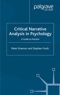 Cover: Critical Narrative Analysis in Psychology - Palgrave Macmillan