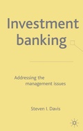 Cover: Investment Banking - Palgrave Macmillan