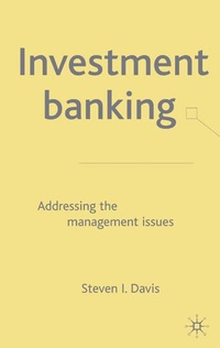 Enlarge image Cover: Investment Banking - Palgrave Macmillan