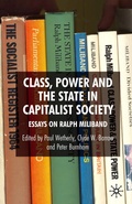 Cover: Class, Power and the State in Capitalist Society - Palgrave Macmillan