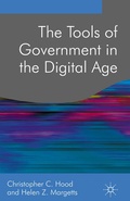 Cover: The Tools of Government in the Digital Age - Red Globe Press