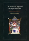 Cover: The Medieval Origins of the Legal Profession - University of Chicago Press