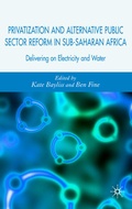 Cover: Privatization and Alternative Public Sector Reform in Sub-Saharan Africa - Palgrave Macmillan