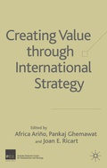Cover: Creating Value through International Strategy - Palgrave Macmillan