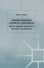 Cover: Understanding Complex Sentences - Palgrave Macmillan