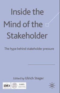 Enlarge image Cover: Inside the Mind of the Stakeholder - Palgrave Macmillan