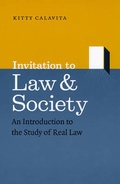 Cover: Invitation to Law and Society - University of Chicago Press