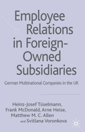 Cover: Employee Relations in Foreign-Owned Subsidiaries - Palgrave Macmillan