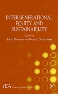 Cover: Intergenerational Equity and Sustainability - Palgrave Macmillan